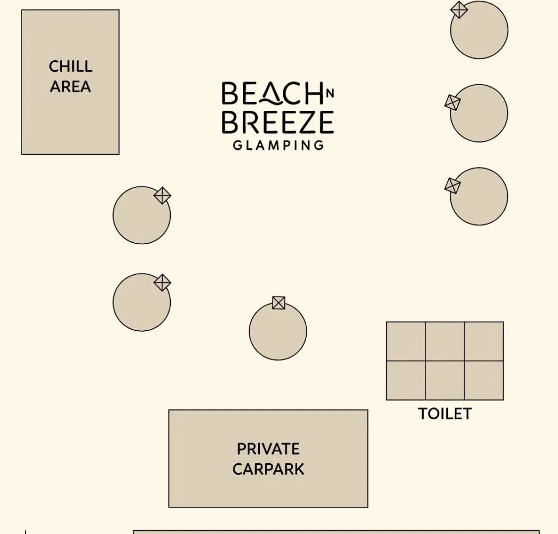 Campsite Beach N Breeze Glamping Malacca